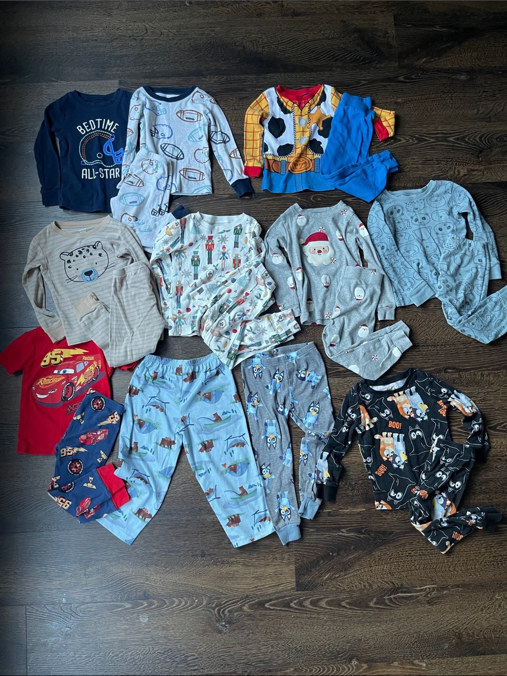Toddler Boys Kids Pajama Set size 3T pajama bundle - Picture 14 of 14